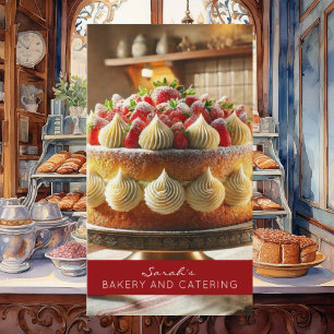Bakery Catering Business Card Visitenkarte