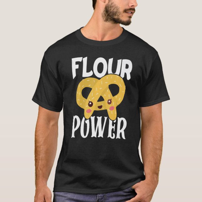Bakery Donut Baking Flour Power Confectioner Cake  T-Shirt (Vorderseite)