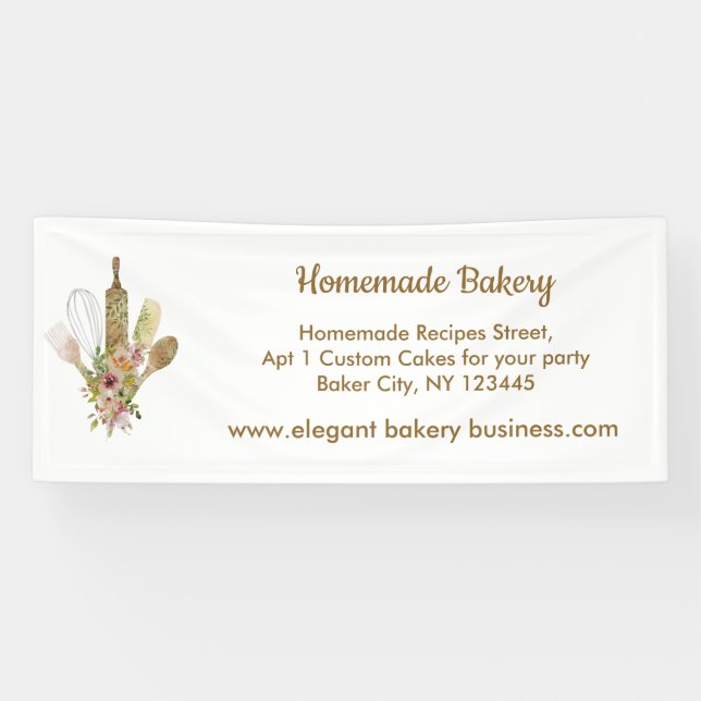 Bakery Pastry Shop Cooking chef Banner (Horizontal)