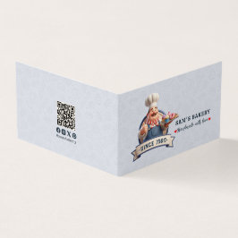 Bakery Store Pastry Chef Dessert Cake Baker Detail Visitenkarten