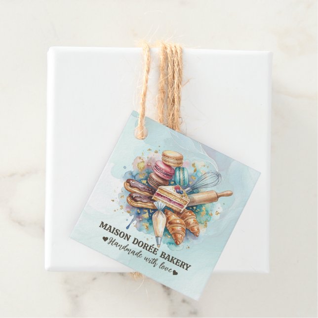 Bakery Store Pastry Chef Dessert Sweets Cake Baker Geschenkanhänger (Beispiel)