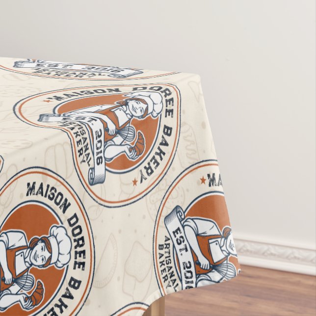 Bakery Store Pastry Chef Dessert Sweets Cake Baker Tischdecke (Beispiel)