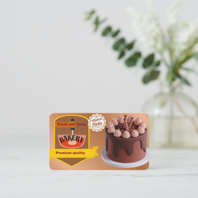 bakery visitenkarte (Stehend Vorderseite)