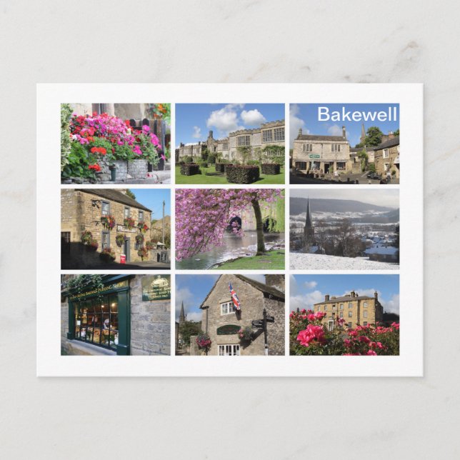 Bakewell Postkarte (Vorderseite)