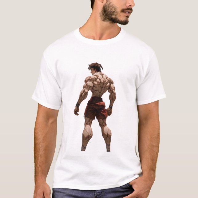 Baki Hanma Tshirt (Vorderseite)