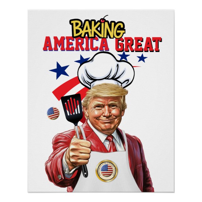BAKING America Great Poster (Vorderseite)
