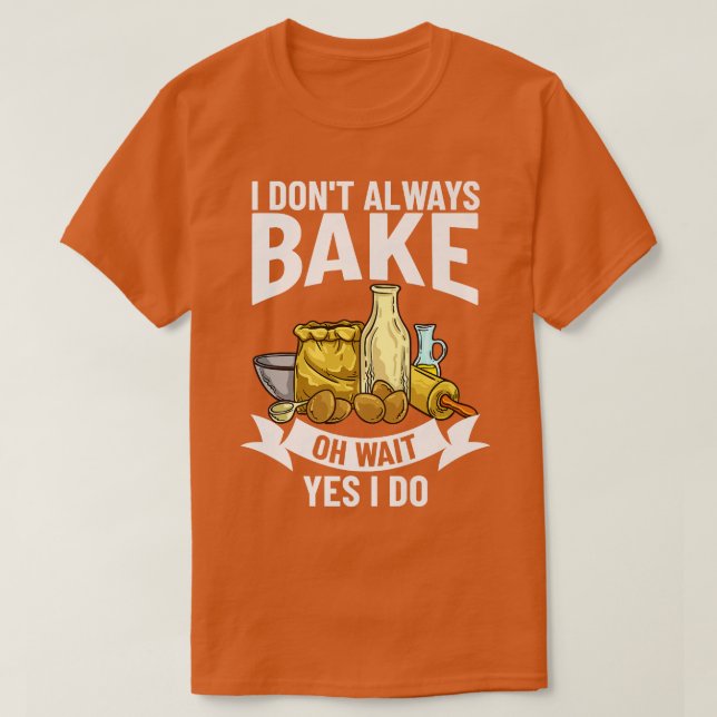 Baking Beginner Recipes Baker Flour Bakery   T-Shirt (Design vorne)