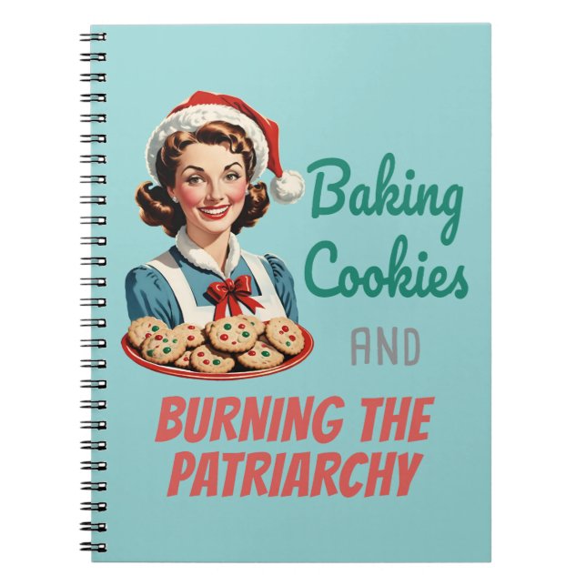 Baking Cookies and Burning the Patriarchy Notizblock (Vorderseite)