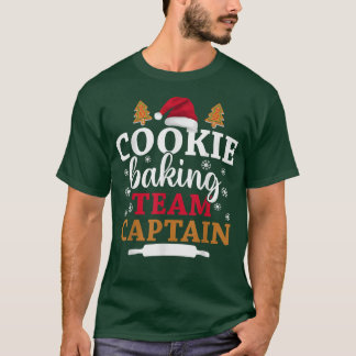 Baking Crew Christmas Cookie Baking Team Captain T-Shirt