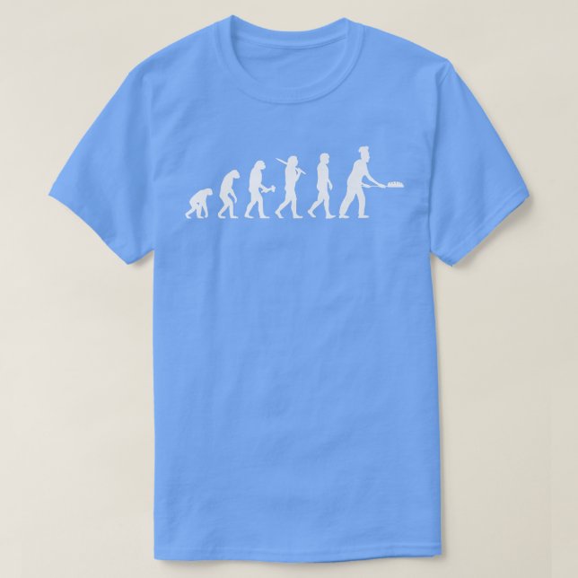 Baking Evolution Bakery Baker  T-Shirt (Design vorne)