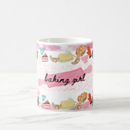 Baking Girl Style Bäcker Tassenthema Kaffeetasse