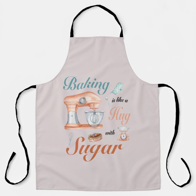 Baking Hugs Sugar design for bakers & Pastry chefs Schürze (Vorderseite)