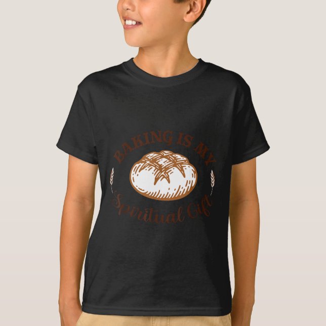 Baking Is My Sritual Gift Funny Bake Lover Pastry  T-Shirt (Vorderseite)