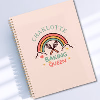 Baking Queen oder King- Regenbogen- Benutzerdefini