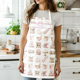 Baking Queen Pinke Kochschürze Schürze