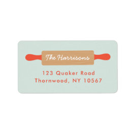 Baking Spirits Bright Address Labels Adressaufkleber