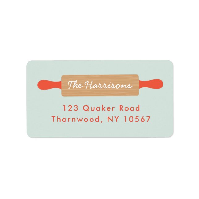 Baking Spirits Bright Address Labels Adressaufkleber (Vorne)