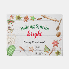 Baking Spirits Bright Christmas Fußmatte