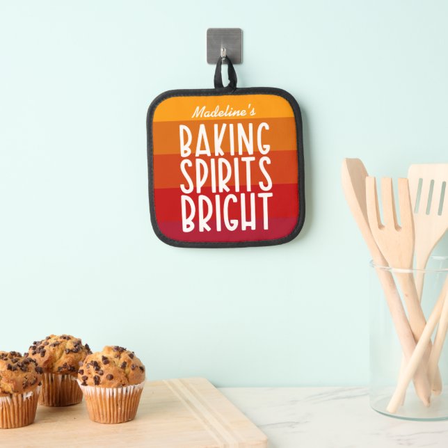 Baking Spirits Bright | Funny Thanksgiving   Topflappen (Insitu (Hängend))