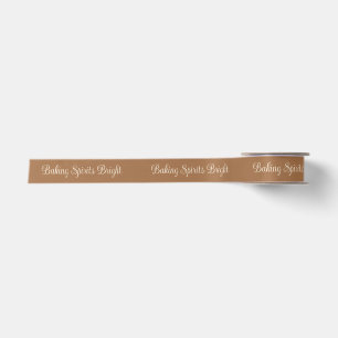 Baking Spirits Bright Reicher Ingwerkuchenbraun Satinband