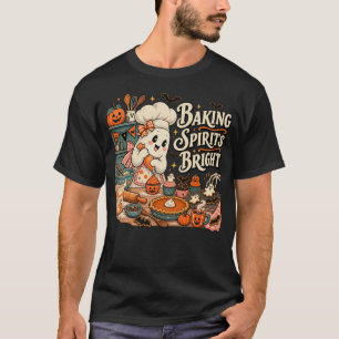 Baking Spirits Bright Süße Bäcker Halloween T-Shir T-Shirt