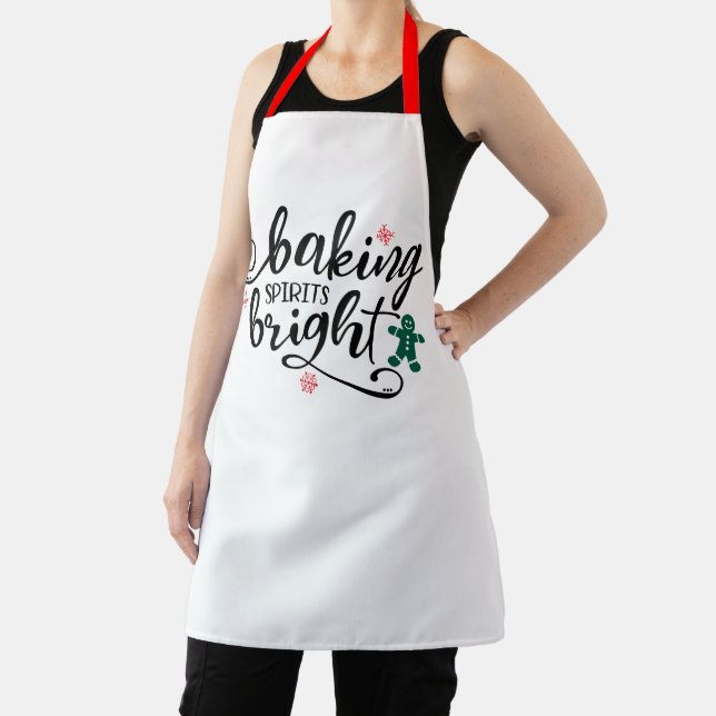 Baking Spirits Bright | Weihnachtsferien Spaß Schürze (InSitu)