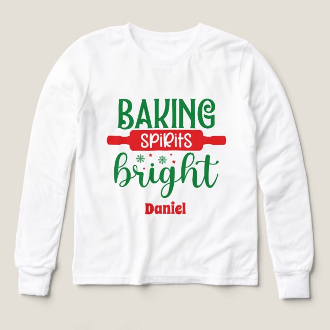 Baking Spirituosen hell fügen Name unisex (Design Vorderseite)