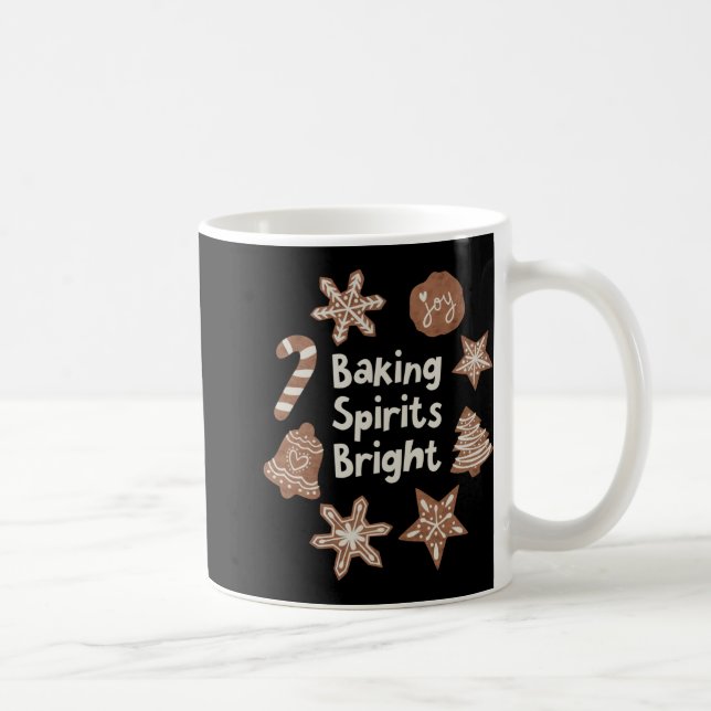 Baking Srits Bright Holiday Cookies T Shirt  Kaffeetasse (Rechts)
