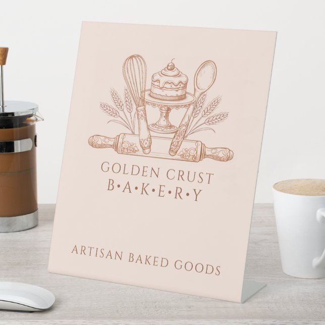 Baking Utensils Baker Bakery Sockelschild (In Situ)