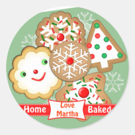 Baking Weihnachten Custom Stickers