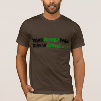 Bakken grüner weicher T - Shirt
