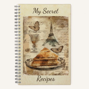 Baklava Ephemera Collage Art Notebook Notizbuch