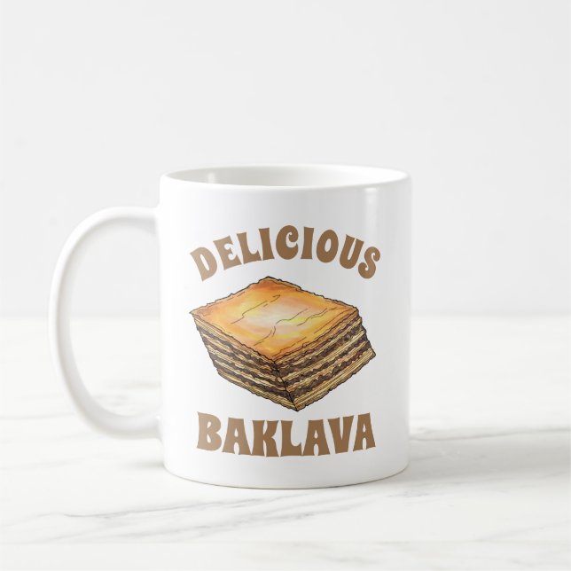 Baklava Sweet Filo Honey Nachtisch Konditorei Grie Kaffeetasse (Links)