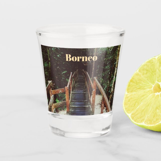 Bako Nationalpark - Borneo Schnapsglas (Vorderseite)