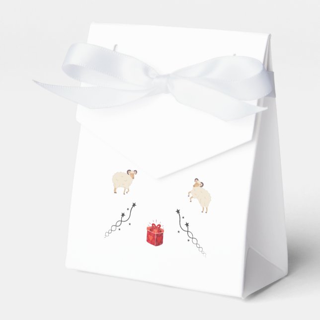 bakra eid- eid mubarak-Happy Eid Geschenkschachtel (Vorderseite)