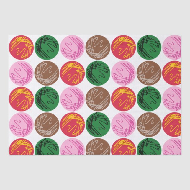 Bakterielle Teller Seidenpapier (Vorderseite)