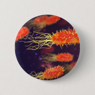 Bakterien-Flagella Button