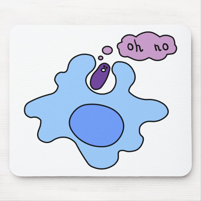 Bakterien-Phagozytose Mousepad (Vorne)