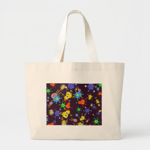 Bakterien-Tapete Jumbo Stoffbeutel