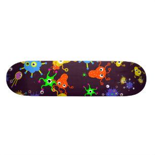 Bakterien-Tapete Skateboard