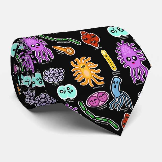 Bakterienarten Krawatte (Gerollt)