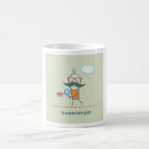 Bakteriologin Scientist Bacteria Kaffeetasse