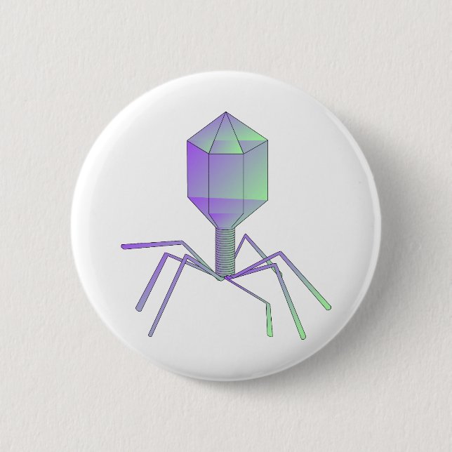 Bakteriophage Button (Vorderseite)