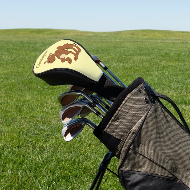 Baktrisches Kameldesign Golf Headcover (In SItu)