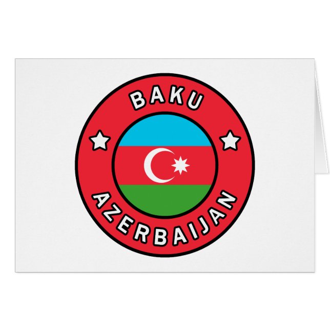 Baku Aserbaijan (Vorderseite (Horizontal))
