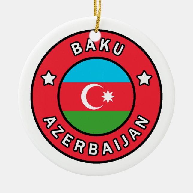 Baku Aserbaijan Keramik Ornament (Vorne)