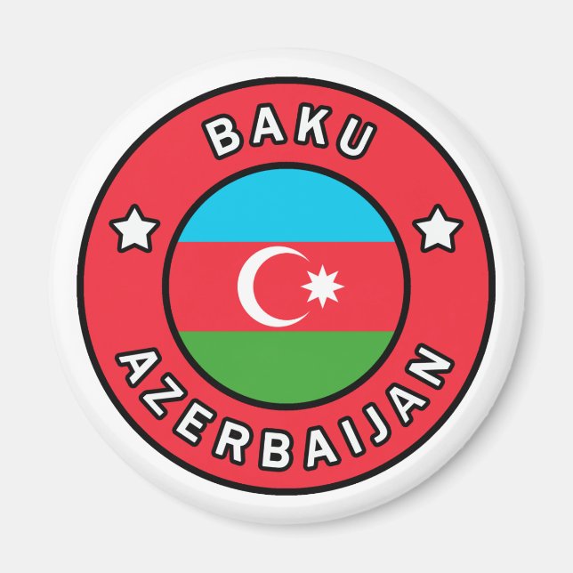 Baku Aserbaijan Magnet (Vorne)
