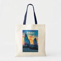 Baku Aserbaijan Reisen Kunst Vintag