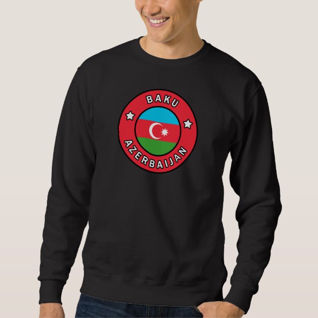 Baku Aserbaijan Sweatshirt (Vorderseite)