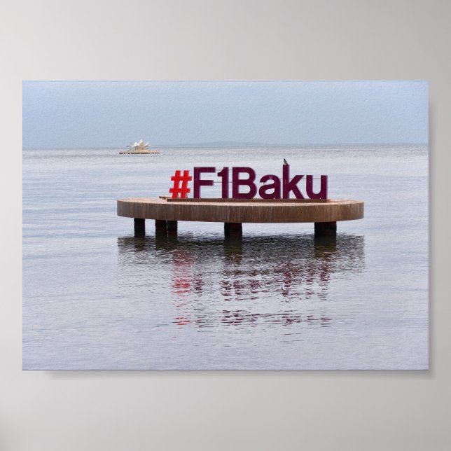 Baku Formel Rennposter Poster (Vorne)